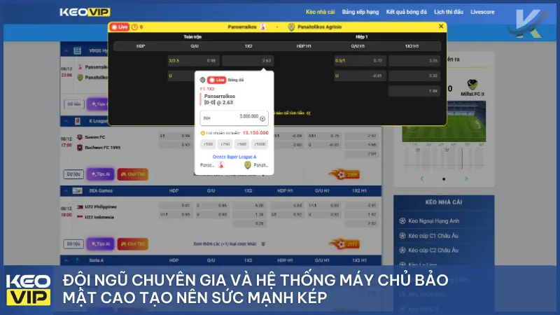 Giới thiệu Keonhacai5 4 Đội ngũ chuyên gia và hệ thống máy chủ bảo mật cao tạo nên sức mạnh kép